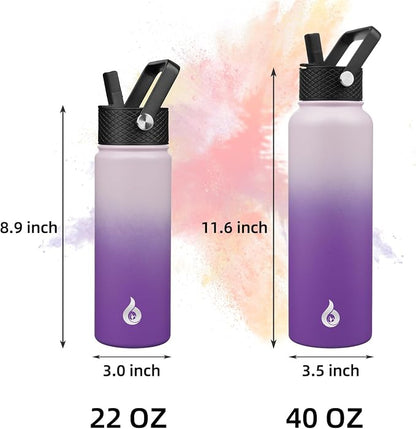 BJPKPK 22oz Insulated Water Bottle - Image 4