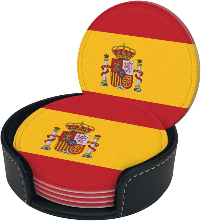 Spanish Flag Coasters for Drinks - Image 2