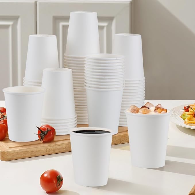 Lamosi 500 Count 12 oz Paper Coffee Cups, Disposable Paper Coffee Cups | - Image 5