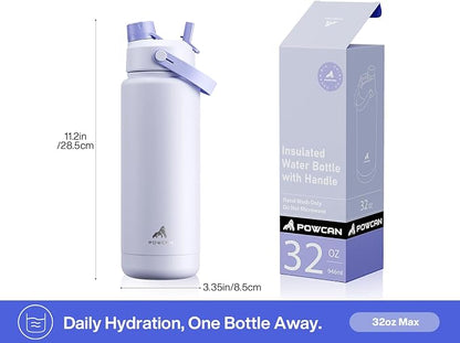 POWCAN 32 oz Insulated Water Bottle - Image 5