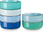 vancasso Bonita Cereal Bowl Set of 6, 24 Oz Ceramic Bowls by vancasso