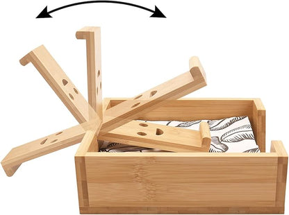 HTB Napkin Holder for Table, Napkin Organizer for Kitchen, Paper Napkin Holder Flat Napkin Basket