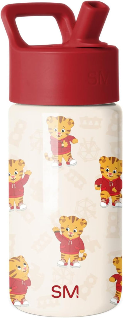 Simple Modern Daniel Tiger Kids Water Bottle & Toddler Cup | 14oz | Insulated by Unknown