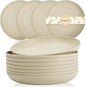 Wheat Straw Plates by WROVA
