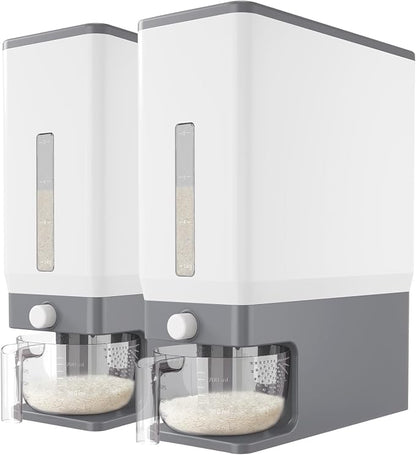 Lifewit Rice Dispenser 25 Lbs, Airtight Storage by Lifewit