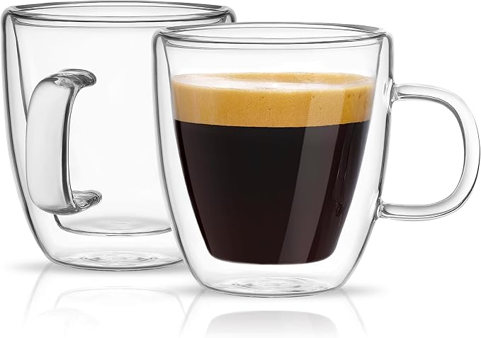 Mfacoy Glass Double Wall Insulated Espresso Cups, 5.4 oz Shots Cup - Image 8