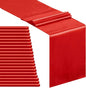 Red Table Runners 20 Pack 12x108 inch Silk Satin Smooth Fabric | Satin Table by B-COOL