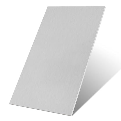 6061 T651 Aluminum Sheet Metal 10 x 17 x 1/4 (6MM) Inch Thick Flat Plain Aluminum Plate Covered with Protective Film, Heat Treatable Rectangle 6MM Aluminum Metal Plate for Industrial