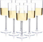 Ciaell 6 Pack Plastic Wine Glasses - 10 Oz Plastic Disposable Wine Glasses by Ciaell