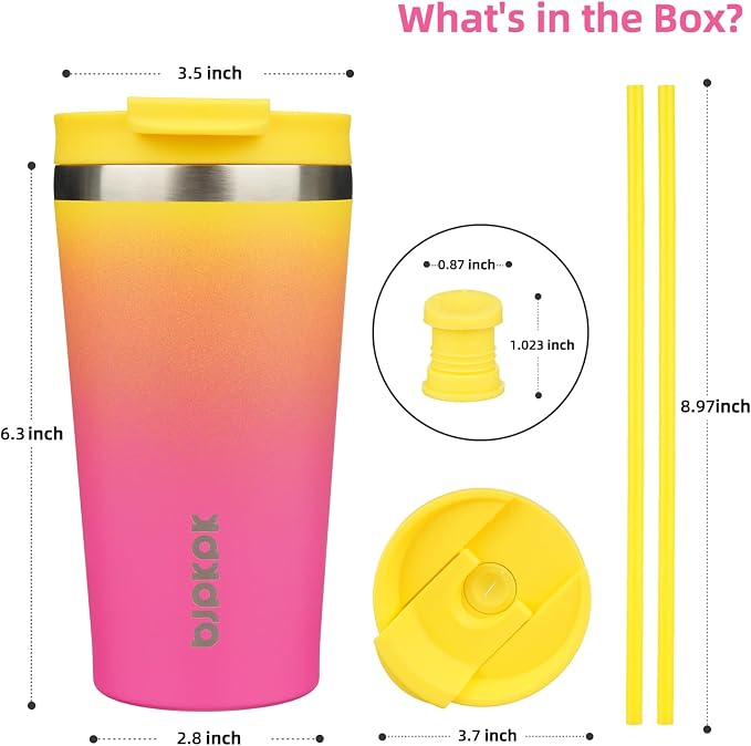 BJPKPK 18 oz Coffee Tumbler - Image 2