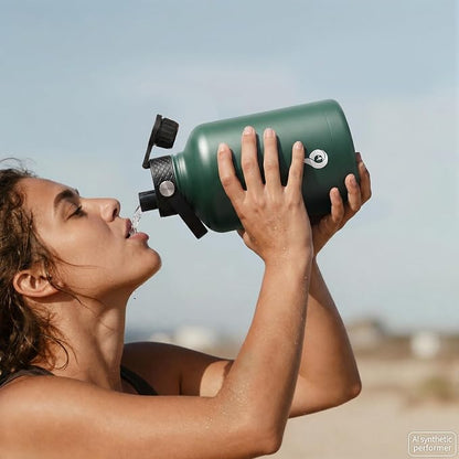 BJPKPK 64oz Insulated Water Bottle, Half Gallon Water Jug - Image 7