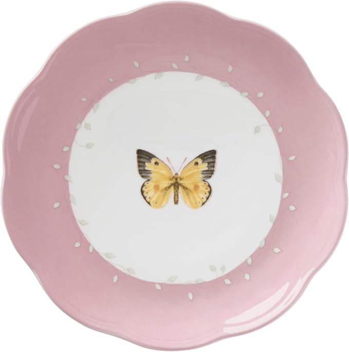 Lenox Dessert Plate Set, Lenox Butterfly Meadow Colors Collection 4-Piece - Image 3