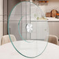 34.6 inch Lazy Susan for Table Top Tempered Glass Rotating Serving Tray for Dining Table, Kitchen Lazy Susan Organizer Spinning Rotating Food Server Party Centerpieces Heavy Duty