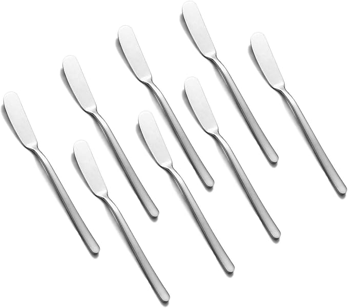 Cheese Spreaders, Stainless Steel Classic Spreader Knife Set by FIVOENDAR