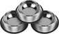 3Pcs Stainless Steel Dog Bowls Set by Serentive