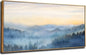 YJYart Canvas Wall Art Misty Forest Gold Wall Decor Nature Painting Modern Artwork for Bedroom Kitchen Office Wall Decorations 24x48 Inch