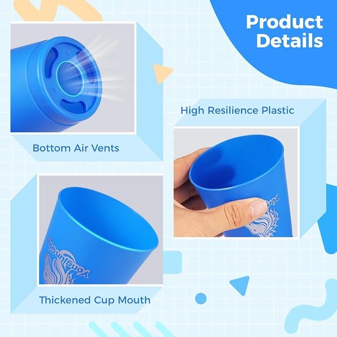 yeesport 24 Sport Stacking Cups Blue/Green Training Game - Image 3