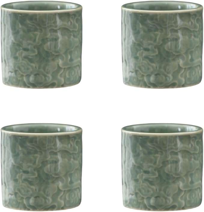 Ceramic Espresso Cups Set of 2 or 4-3oz Demitasse Cups by DicmracyCeramiccups