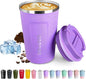 SPLMIFA Travel coffee mugs leak-proof, reusable coffee cup by SPLMIFA