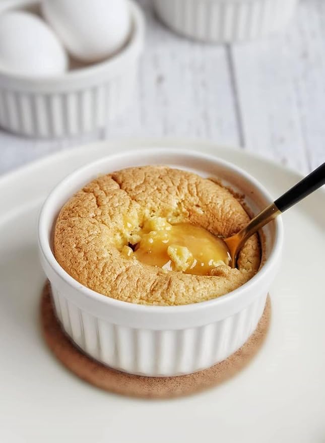 LE TAUCI Ramekins 16 OZ Oven Safe, Ceramic Souffle Dishes - Image 5