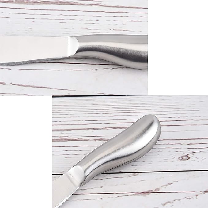VANRA Spreader Knife Set 4-Piece Butter Knife Stainless Steel Cheese Knife Set - Image 7