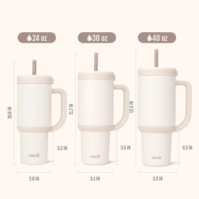 Ello Oasis 24oz Insulated Stainless Steel Tumbler - Image 8
