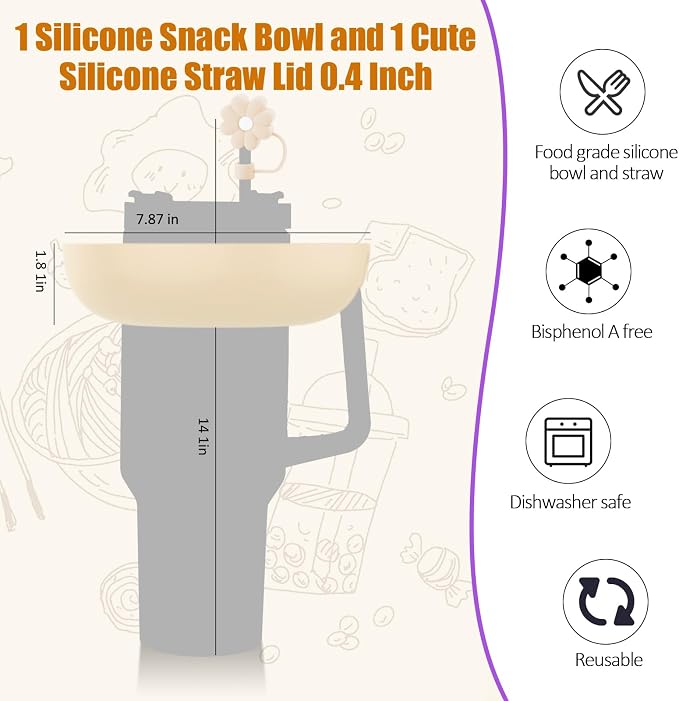 Snack Bowl for Stanley Cup 40 oz - Image 3