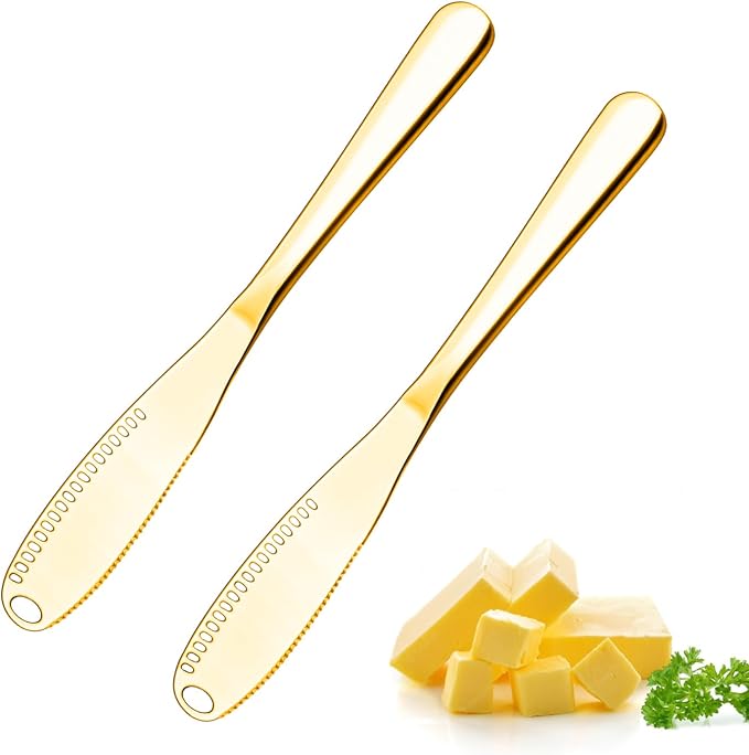 Stainless Steel Butter Spreader Knife - 3 in 1 by Sirmme
