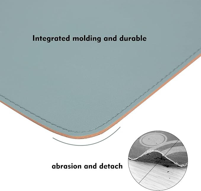 Double-Sided PU Leather & Cork Mouse Pad - Image 5