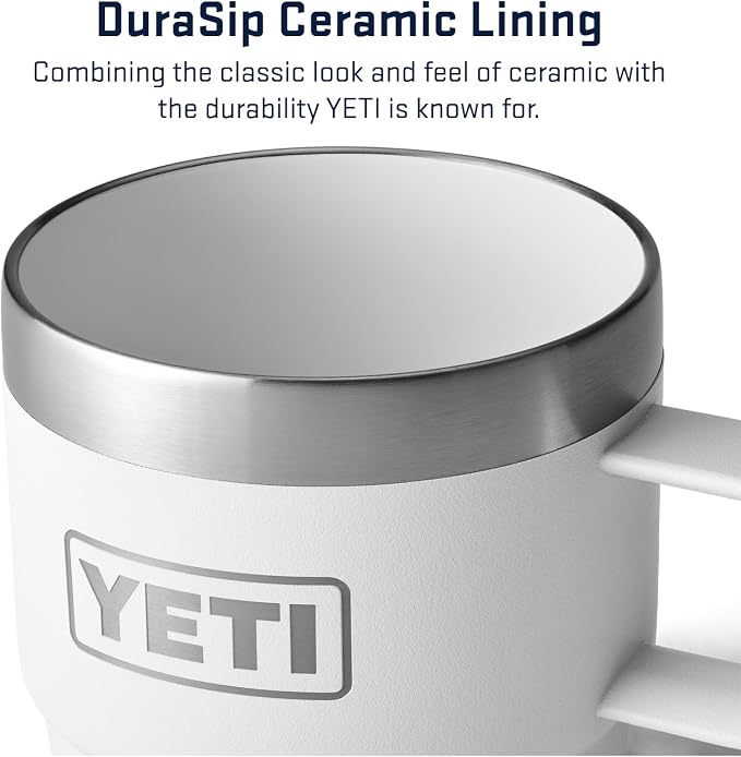 YETI Rambler 6 oz Stackable Mug, Stainless Steel, Vacuum Insulated - Image 3