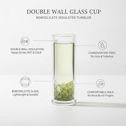 Double Wall Borosilicate Glass Mug - Image 4
