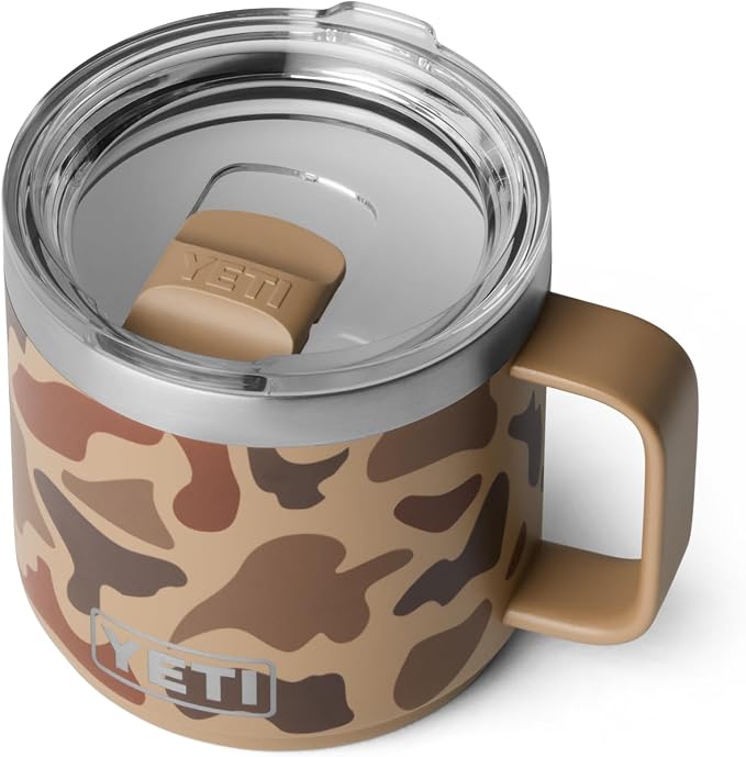 YETI Rambler 14 oz Ceramic Lined Stackable Mug, Vacuum Insulated, Stainless - Image 3