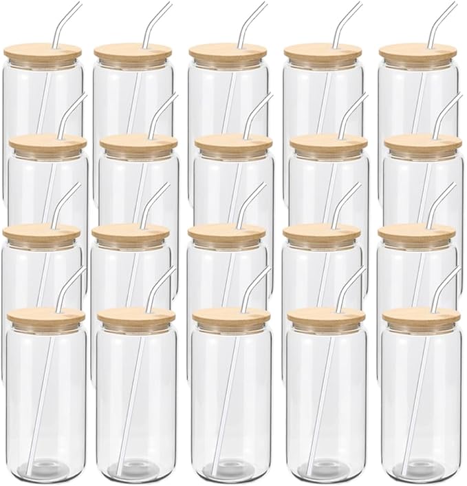 YOUKE OLA 20 Pack Glass Cups by YOUKEOLA