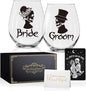 Perfectinsoy Skull Wine Glass 2 Piece by Perfectinsoy