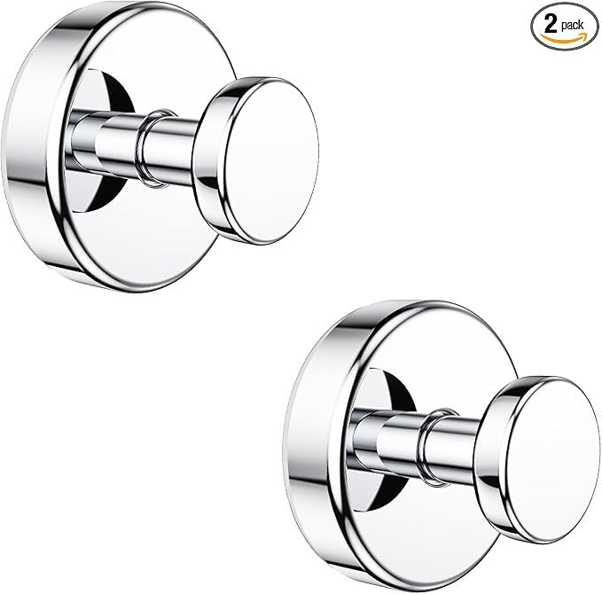 Vacuum Suction Cup Hooks for Shower, Shower Hooks for Inside Shower Glass Window by HviisoMakeYourHomeTidyNow