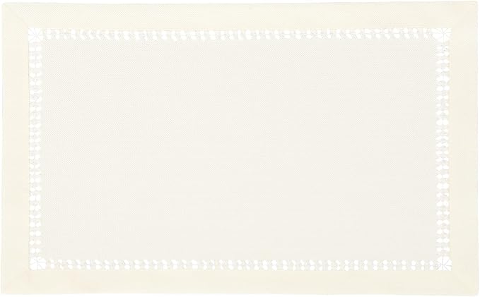 Grelucgo Handcrafted Solid Color Dining Table Placemats, Double-Hemstitched) - Image 4