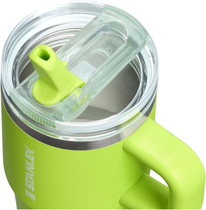 STANLEY Quencher ProTour Flipstraw Tumbler, 20 oz, Chartreuse | Built-In Straw - Image 2