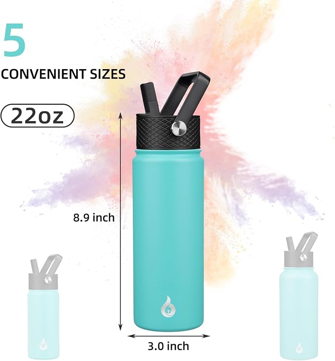 BJPKPK 22oz Insulated Water Bottle - Image 4