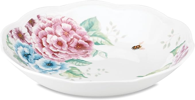 Lenox Butterfly Meadow Hydrangea Pasta Bowl, 1.60 LB by Lenox