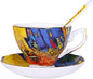 Bone China Cup &Saucer Set, 7oz- Van Gogh's Paintings by Eplze