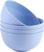 Unbreakable Wheat Straw Cereal Bowls Set of 4, 24 OZ Microwave and Dishwasher by Unknown
