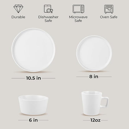 Stoneware Dinner Sets by Zulay Kitchen
