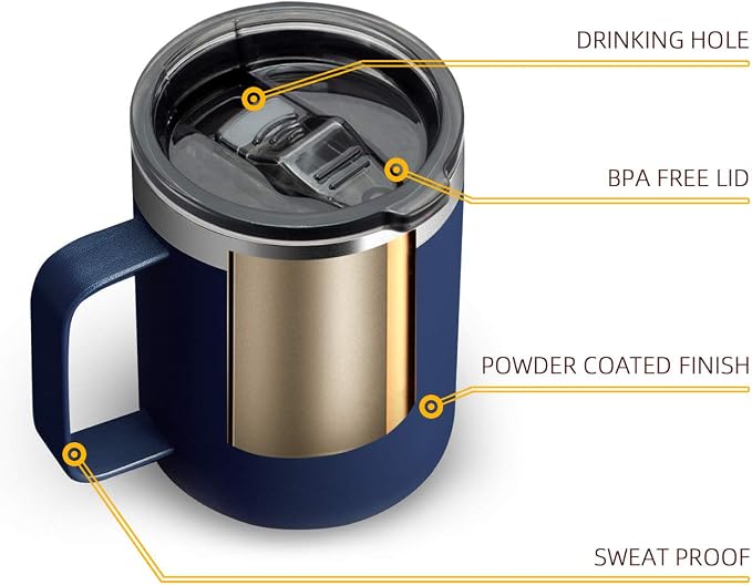 12 oz Insulated Travel Coffee Mug - Image 5