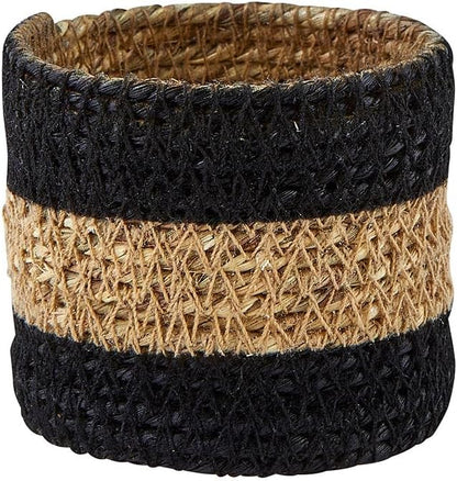 Santa Barbara Design Studio Napkin Ring Set Natural Seagrass Rings - Image 2