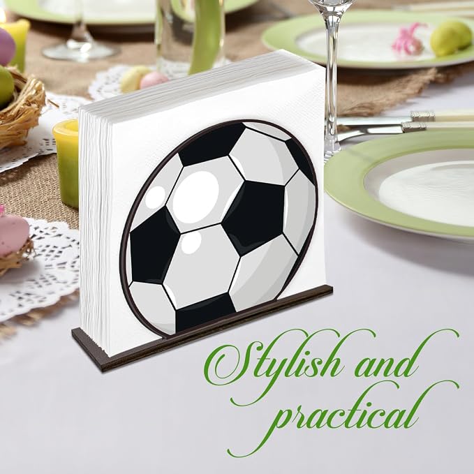 Soccer Design Napkin Holder for Table - Image 5