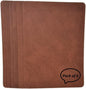 Nikalaz Set of 6 Placemats Made of Recycled Leather (18"x13", Dirty Brown)