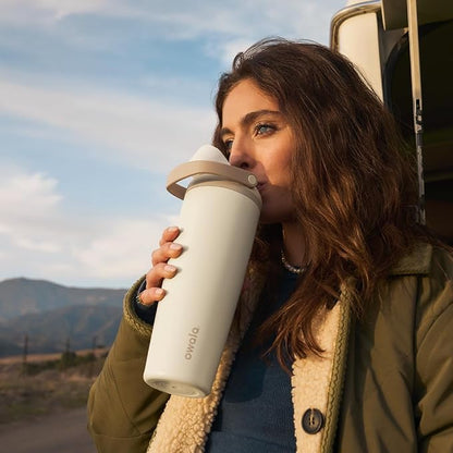 Owala FreeSip Sway Stainless Steel Water Bottle 40 oz Iced Breeze - Image 7