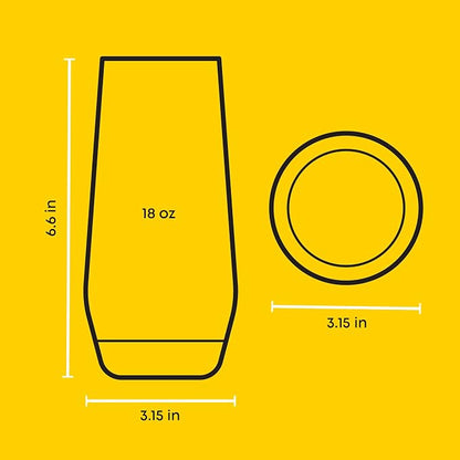 JoyJolt Gwen 18.5 oz Highball Glasses, Mojito Glass Cups, Tom Collins Bar - Image 4