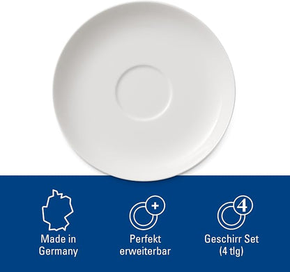Villeroy & Boch For Me Espresso Cup & Saucer : Set of 2, Premium Porcelain - Image 4