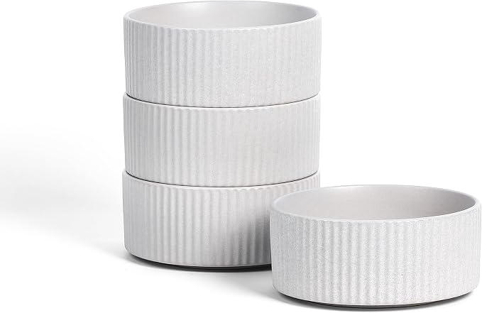 Stone Lain Haven Modern Stoneware 4 Piece Bowls Sets, Dish Set by Unknown